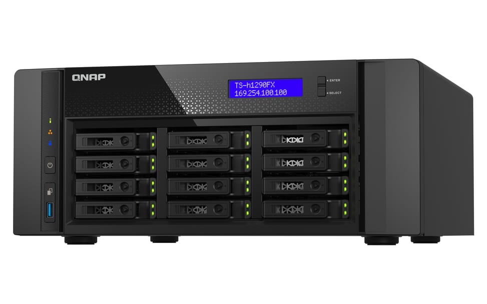 QNAP TS-h1290FX NAS Tower Ethernet/LAN Noir 7232P (TS-H1290FX-7232P-64G) — image 4