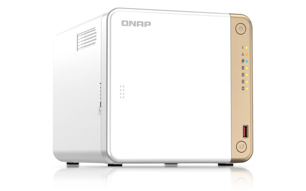QNAP TS-462-4G serveur de stockage NAS Tower Ethernet/LAN Blanc N4505 (TS-462-4G) — image 3