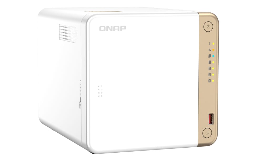 QNAP TS-462-4G serveur de stockage NAS Tower Ethernet/LAN Blanc N4505 (TS-462-4G) — image 4