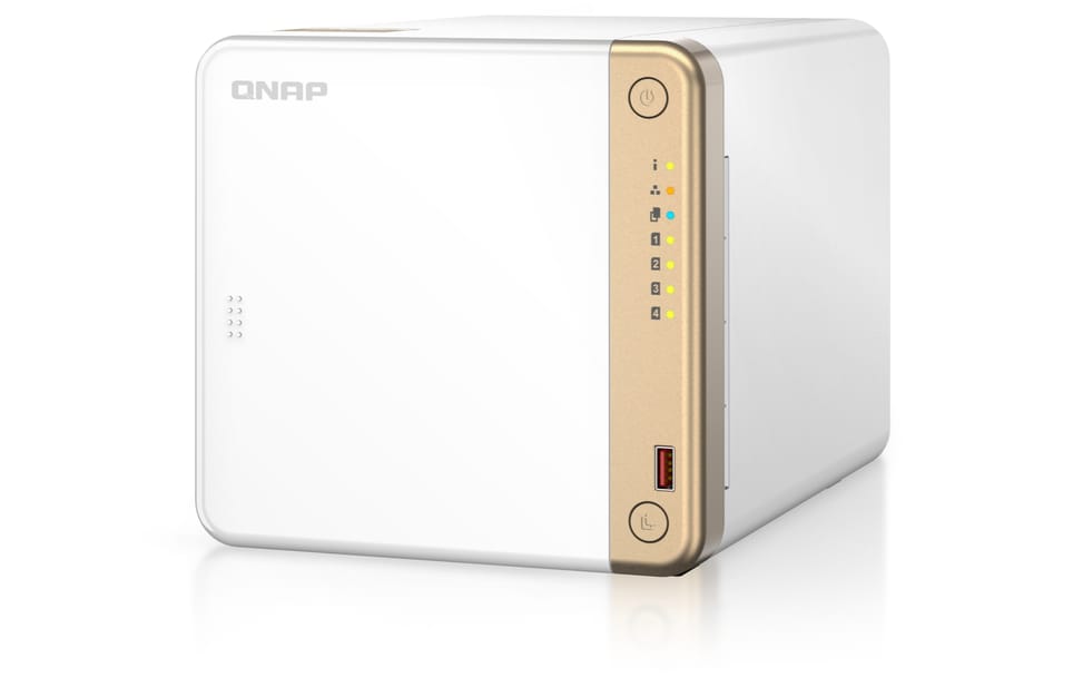QNAP TS-462-4G serveur de stockage NAS Tower Ethernet/LAN Blanc N4505 (TS-462-4G) — image 8