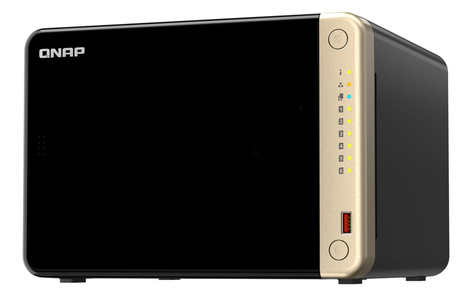 QNAP TS-664 NAS Tower Ethernet/LAN Noir N5095 (TS-664-8G) — image 2