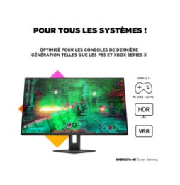 HP OMEN Écran gamer 4K 27u Écran gamer 4K OMEN 27u  (3G6W0AA)