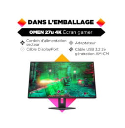 HP OMEN Écran gamer 4K 27u Écran gamer 4K OMEN 27u  (3G6W0AA)
