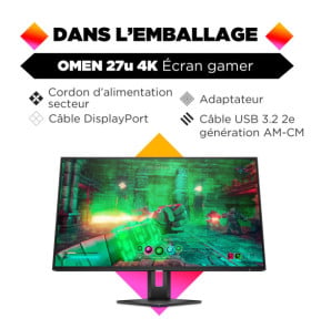 HP OMEN Écran gamer 4K 27u Écran gamer 4K OMEN 27u  (3G6W0AA)