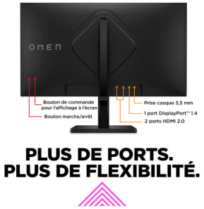 HP OMEN by HP Écran gamer FHD 165 Hz OMEN 27 pouces - OMEN 27 Écran gamer FHD 165 Hz OMEN 27 pouces - OMEN 27  (780F9AA)