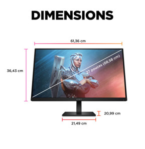HP OMEN by HP Écran gamer FHD 165 Hz OMEN 27 pouces - OMEN 27 Écran gamer FHD 165 Hz OMEN 27 pouces - OMEN 27  (780F9AA)
