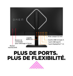 HP OMEN by HP Écran gamer QHD 240 Hz OMEN 27 pouces - OMEN 27qs Écran gamer QHD 240 Hz OMEN 27 pouces - OMEN 27qs  (780J4AA)