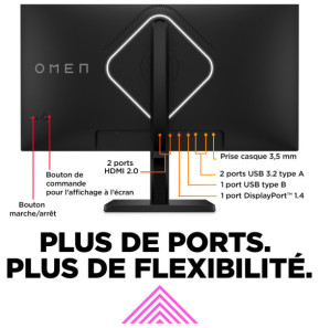 HP OMEN by HP Écran gamer QHD 240 Hz OMEN 27 pouces - OMEN 27qs Écran gamer QHD 240 Hz OMEN 27 pouces - OMEN 27qs  (780J4AA)