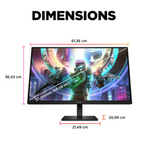 HP OMEN by HP Écran gamer QHD 240 Hz OMEN 27 pouces - OMEN 27qs Écran gamer QHD 240 Hz OMEN 27 pouces - OMEN 27qs  (780J4AA)