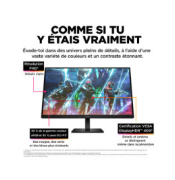 HP OMEN by HP Écran gamer FHD 240 Hz OMEN 27 pouces - OMEN 27s Écran gamer FHD 240 Hz OMEN 27 pouces - OMEN 27s  (780G5AA)