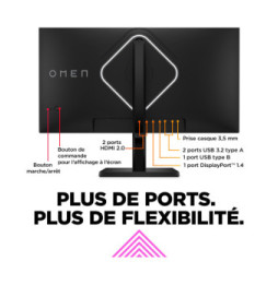 HP OMEN by HP Écran gamer FHD 240 Hz OMEN 27 pouces - OMEN 27s Écran gamer FHD 240 Hz OMEN 27 pouces - OMEN 27s  (780G5AA)