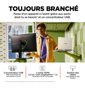 HP OMEN by HP Écran gamer FHD 240 Hz OMEN 27 pouces - OMEN 27s Écran gamer FHD 240 Hz OMEN 27 pouces - OMEN 27s  (780G5AA)