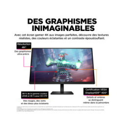 HP OMEN by HP Écran gamer UHD 144 Hz OMEN 27 pouces - OMEN 27k Écran gamer UHD 144 Hz OMEN 27 pouces - OMEN 27k  (780G8AA)
