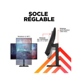 HP OMEN by HP Écran gamer UHD 144 Hz OMEN 27 pouces - OMEN 27k Écran gamer UHD 144 Hz OMEN 27 pouces - OMEN 27k  (780G8AA)