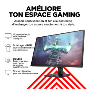 HP OMEN by HP Écran gamer UHD 144 Hz OMEN 27 pouces - OMEN 27k Écran gamer UHD 144 Hz OMEN 27 pouces - OMEN 27k  (780G8AA)