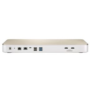 QNAP HS-453DX NAS Tower Ethernet/LAN Or, Blanc J4105 (HS-453DX-4G)