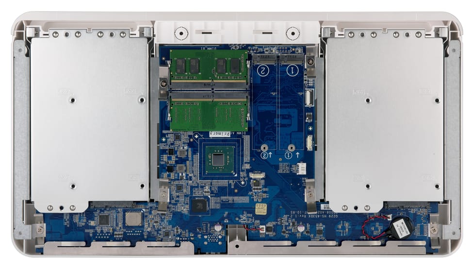 QNAP HS-453DX NAS Tower Ethernet/LAN Or, Blanc J4105 (HS-453DX-4G) — image 4
