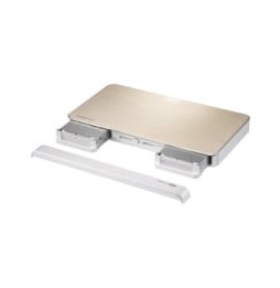 QNAP HS-453DX NAS Tower Ethernet/LAN Or, Blanc J4105 (HS-453DX-4G)
