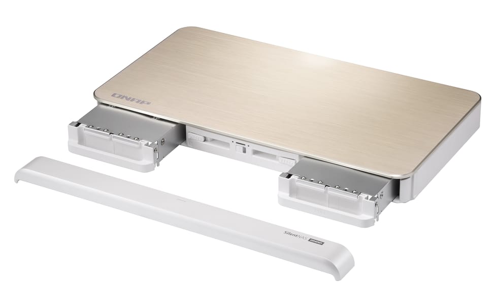 QNAP HS-453DX NAS Tower Ethernet/LAN Or, Blanc J4105 (HS-453DX-4G) — image 6