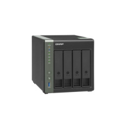 QNAP TS-431KX-2G serveur de stockage NAS Tower Ethernet/LAN Noir Alpine AL-214 (TS-431KX-2G)