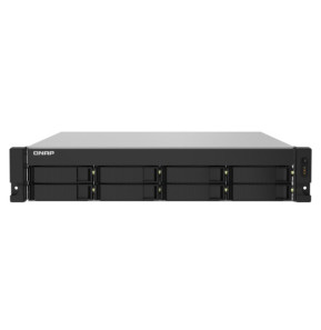 QNAP TS-832PXU NAS Rack (2 U) Ethernet/LAN Aluminium, Noir AL324 (TS-832PXU-4G)
