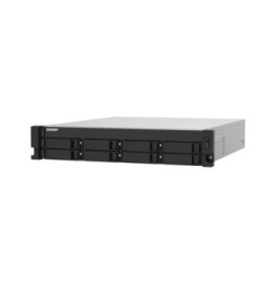 QNAP TS-832PXU NAS Rack (2 U) Ethernet/LAN Aluminium, Noir AL324 (TS-832PXU-4G)