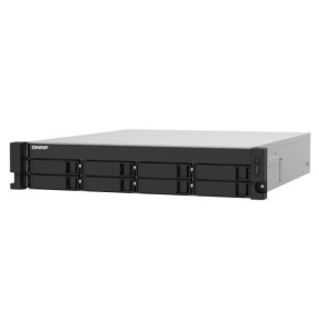 QNAP TS-832PXU NAS Rack (2 U) Ethernet/LAN Aluminium, Noir AL324 (TS-832PXU-4G)