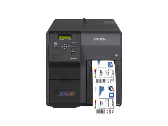 Epson ColorWorks C7500G 300mm/sec, 600 x 1200DPI, USB 2.0 Type A, Ethernet (C31CD84312)