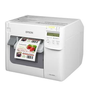 Epson TM-C3500 imprimante pour étiquettes Jet d'encre Couleur 720 x 360 DPI 103 mm/sec Avec fil Ethernet/LAN (C31CD54012CD)