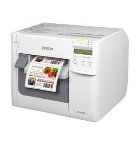 Epson TM-C3500 imprimante pour étiquettes Jet d'encre Couleur 720 x 360 DPI 103 mm/sec Avec fil Ethernet/LAN (C31CD54012CD)