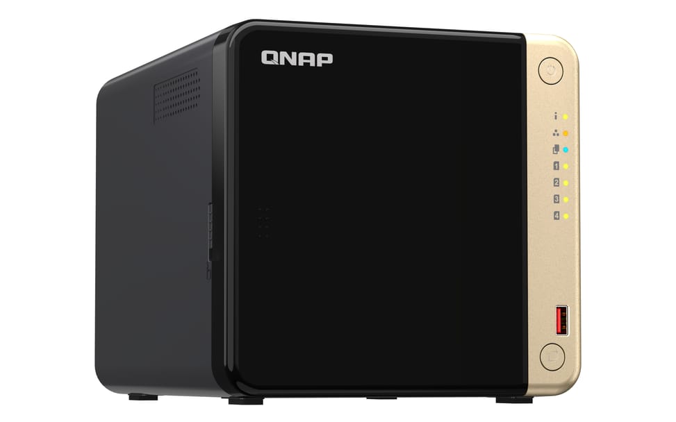 QNAP TS-464-4G serveur de stockage NAS Tower Ethernet/LAN Noir (TS-464-4G) — image 2