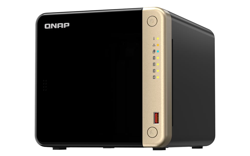 QNAP TS-464-4G serveur de stockage NAS Tower Ethernet/LAN Noir (TS-464-4G) — image 4
