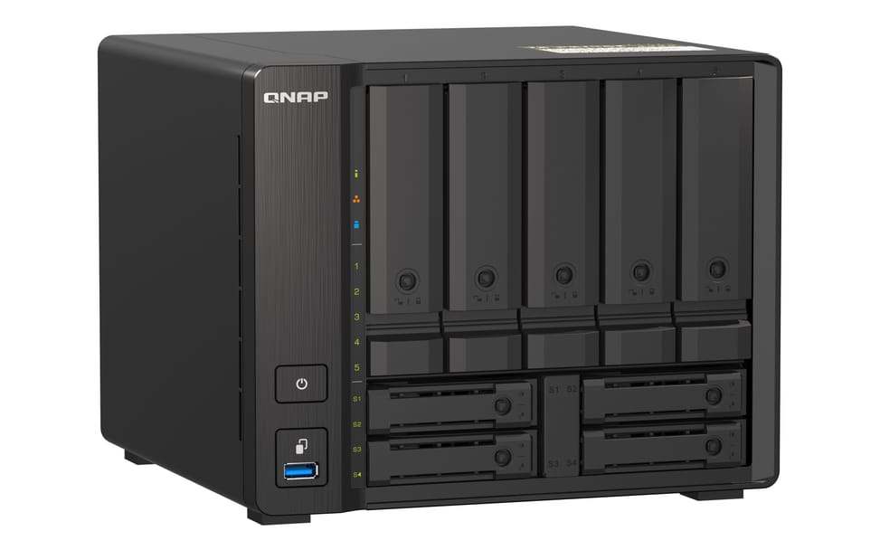 QNAP TS-H973AX NAS Tower Ethernet/LAN Noir V1500B (TS-H973AX-8G) — image 2