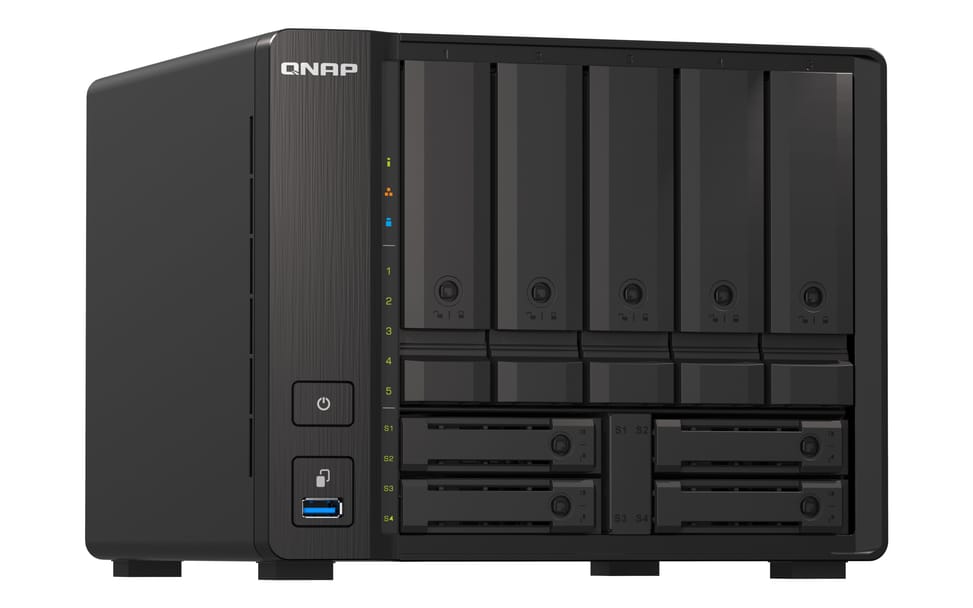 QNAP TS-H973AX NAS Tower Ethernet/LAN Noir V1500B (TS-H973AX-8G) — image 4