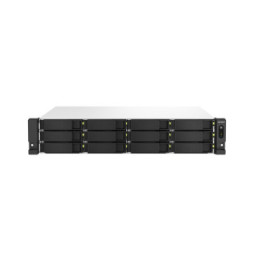 QNAP TS-1264U-RP NAS Rack (2 U) Ethernet/LAN Aluminium, Noir (TS-1264U-RP-4G)
