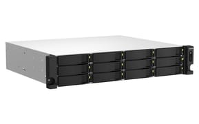 QNAP TS-1264U-RP NAS Rack (2 U) Ethernet/LAN Aluminium, Noir (TS-1264U-RP-4G) — image 2