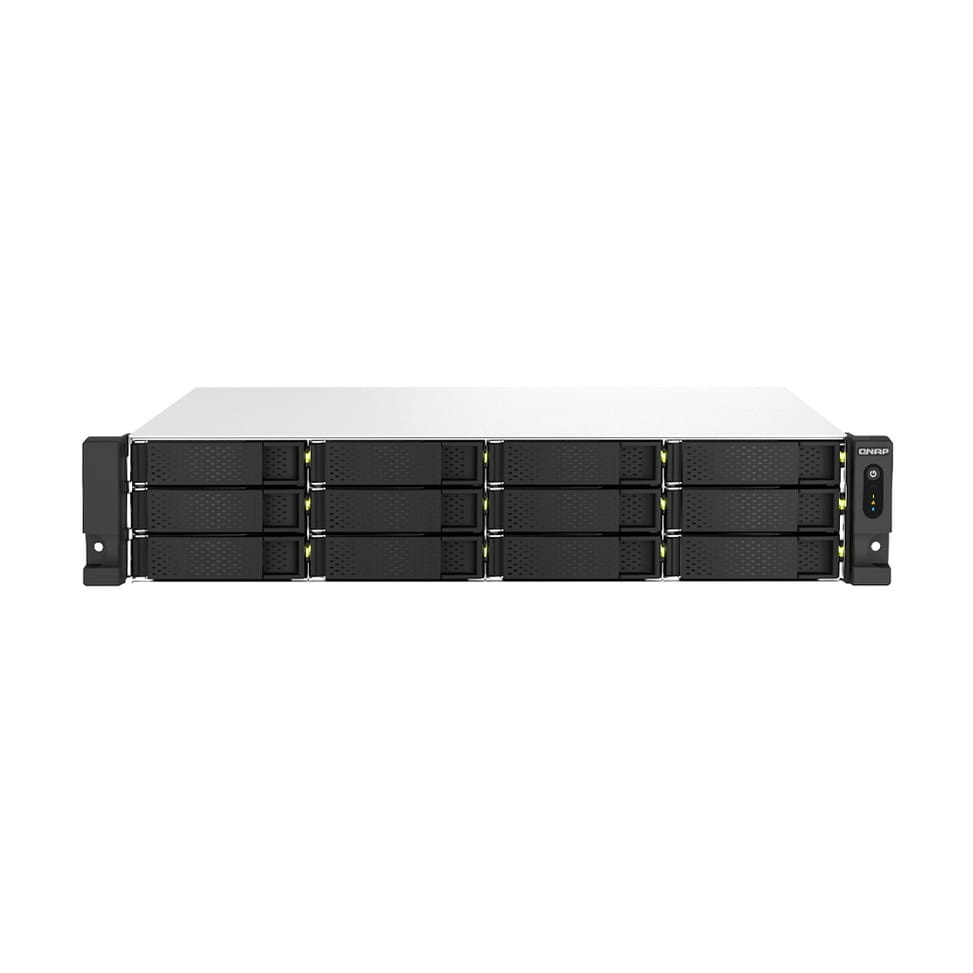 QNAP TS-1264U-RP NAS Rack (2 U) Ethernet/LAN Aluminium, Noir (TS-1264U-RP-4G) — image 3