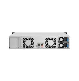 QNAP TS-1264U-RP NAS Rack (2 U) Ethernet/LAN Aluminium, Noir (TS-1264U-RP-4G)