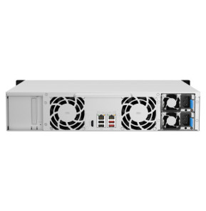 QNAP TS-1264U-RP NAS Rack (2 U) Ethernet/LAN Aluminium, Noir (TS-1264U-RP-4G)