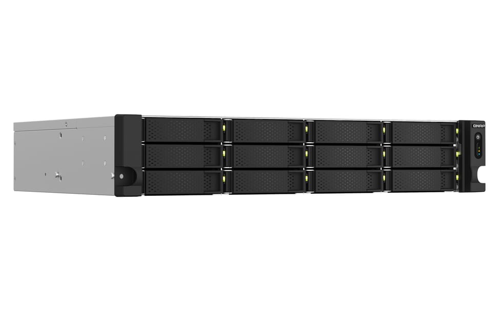 QNAP TS-1264U-RP NAS Rack (2 U) Ethernet/LAN Aluminium, Noir (TS-1264U-RP-4G) — image 5