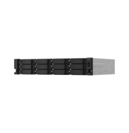 QNAP TS-1264U-RP NAS Rack (2 U) Ethernet/LAN Aluminium, Noir (TS-1264U-RP-4G)