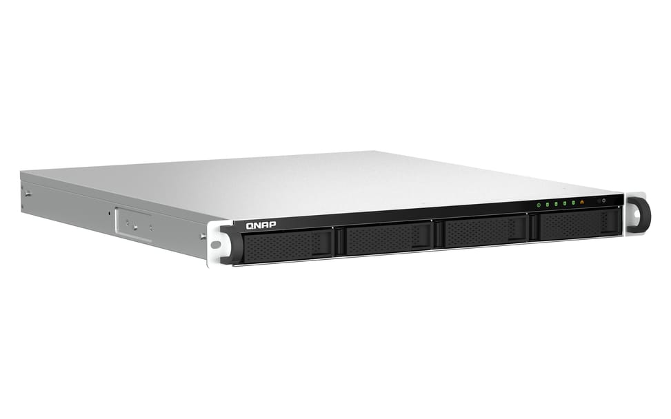 QNAP TS-464U-RP NAS Rack (1 U) Ethernet/LAN Noir (TS-464U-RP-4G) — image 2