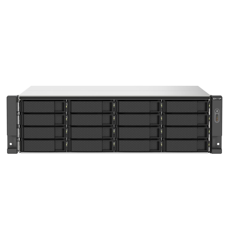 QNAP TS-1673AU-RP-16G serveur de stockage NAS Rack (3 U) Ethernet/LAN Noir, Gris V1500B (TS-1673AU-RP-16G)
