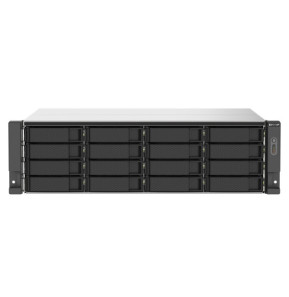 QNAP TS-1673AU-RP-16G serveur de stockage NAS Rack (3 U) Ethernet/LAN Noir, Gris V1500B (TS-1673AU-RP-16G)