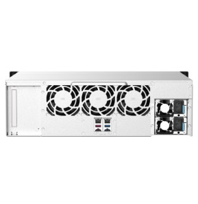 QNAP TS-1673AU-RP-16G serveur de stockage NAS Rack (3 U) Ethernet/LAN Noir, Gris V1500B (TS-1673AU-RP-16G)