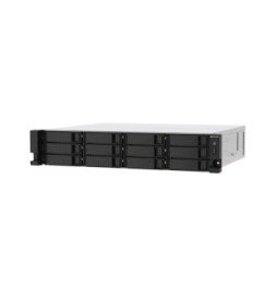 QNAP TS-1273AU-RP-8G serveur de stockage NAS Rack (2 U) Ethernet/LAN Aluminium, Noir V1500B (TS-1273AU-RP-8G)