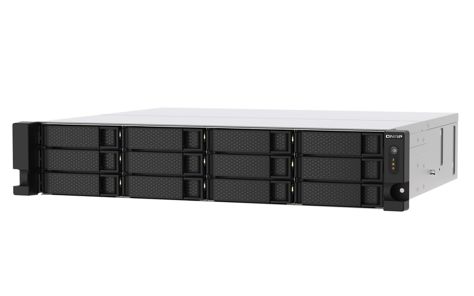 QNAP TS-1273AU-RP-8G serveur de stockage NAS Rack (2 U) Ethernet/LAN Aluminium, Noir V1500B (TS-1273AU-RP-8G) — image 2