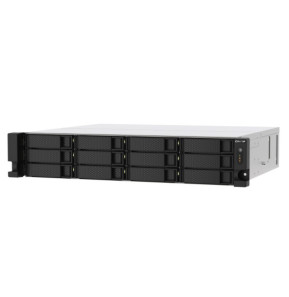 QNAP TS-1273AU-RP-8G serveur de stockage NAS Rack (2 U) Ethernet/LAN Aluminium, Noir V1500B (TS-1273AU-RP-8G)