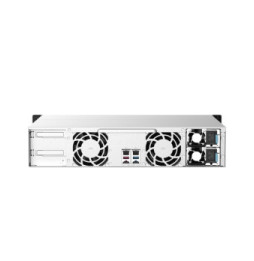 QNAP TS-1273AU-RP-8G serveur de stockage NAS Rack (2 U) Ethernet/LAN Aluminium, Noir V1500B (TS-1273AU-RP-8G)