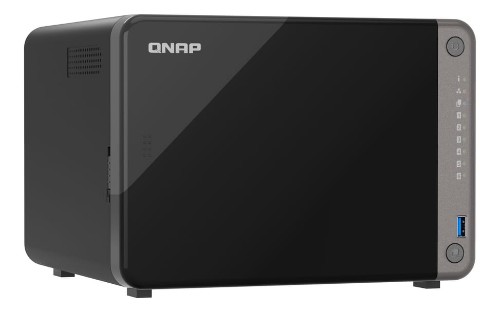QNAP TS-AI642-8G serveur de stockage NAS Tower Ethernet/LAN Noir Cortex-A76 (TS-AI642-8G) — image 3